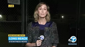 Man who climbed fence at Long Beach school with hammer dead after being confronted