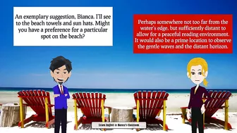 On the Beach - The Golden Sands of the Beach - Small Talk | English Conversation Practice