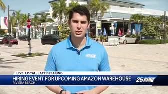 Job fair sees locals line up for Amazon's new Riviera Beach Facility