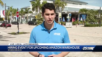 Job fair sees locals line up for Amazon's new Riviera Beach Facility