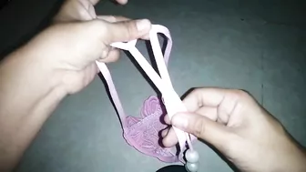 Micro Tiny Bikini Try on Haul Pink Panty #tryonhaul #pantybikini #Microtinyonhaul