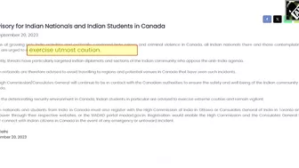 Diplomatic tensions with Canada escalates! India issues travel advisory for Indians in Canada