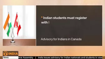 India issues travel advisory for Indian nationals and students in Canada