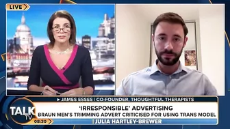 “Not Some Harmless Fad!” | Julia Hartley-Brewer FUMES At Beard Trimmer Advert Using TRANS Model