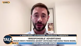 “Not Some Harmless Fad!” | Julia Hartley-Brewer FUMES At Beard Trimmer Advert Using TRANS Model