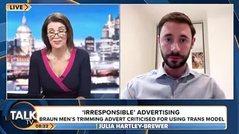 “Not Some Harmless Fad!” | Julia Hartley-Brewer FUMES At Beard Trimmer Advert Using TRANS Model