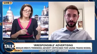 “Not Some Harmless Fad!” | Julia Hartley-Brewer FUMES At Beard Trimmer Advert Using TRANS Model