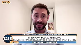 “Not Some Harmless Fad!” | Julia Hartley-Brewer FUMES At Beard Trimmer Advert Using TRANS Model