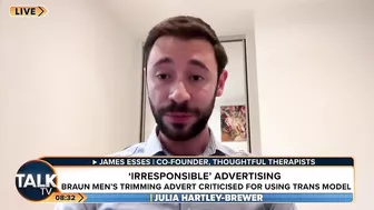 “Not Some Harmless Fad!” | Julia Hartley-Brewer FUMES At Beard Trimmer Advert Using TRANS Model