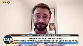 “Not Some Harmless Fad!” | Julia Hartley-Brewer FUMES At Beard Trimmer Advert Using TRANS Model