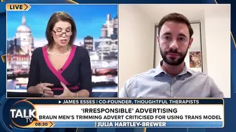 “Not Some Harmless Fad!” | Julia Hartley-Brewer FUMES At Beard Trimmer Advert Using TRANS Model