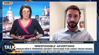 “Not Some Harmless Fad!” | Julia Hartley-Brewer FUMES At Beard Trimmer Advert Using TRANS Model