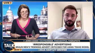 “Not Some Harmless Fad!” | Julia Hartley-Brewer FUMES At Beard Trimmer Advert Using TRANS Model