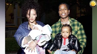 Rihanna and A$AP Rocky Share First Photos of Baby Son Riot Rose With big brother RZA