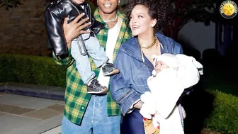 Rihanna and A$AP Rocky Share First Photos of Baby Son Riot Rose With big brother RZA