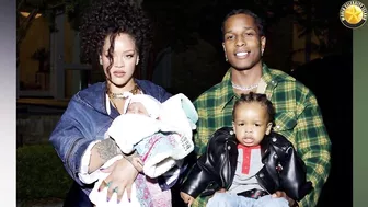 Rihanna and A$AP Rocky Share First Photos of Baby Son Riot Rose With big brother RZA