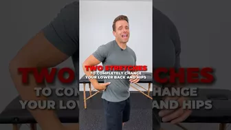 Fix Tight Lower Back And Hips FAST With These Two Stretches! #shorts