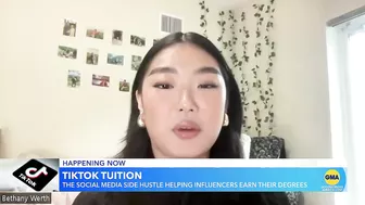 Influencer pays for college with TikTok earnings | GMA