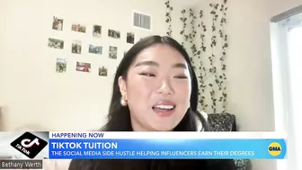 Influencer pays for college with TikTok earnings | GMA