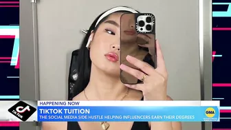 Influencer pays for college with TikTok earnings | GMA