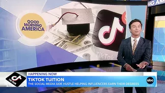 Influencer pays for college with TikTok earnings | GMA