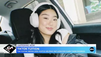 Influencer pays for college with TikTok earnings | GMA