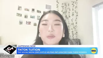 Influencer pays for college with TikTok earnings | GMA