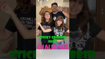 Sticky Grabber Hand Challenge ???????????? @artemi_star #shorts #challenge #stickygrabberhand