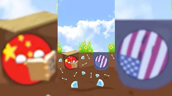 USA has punished China / compilation countryballs