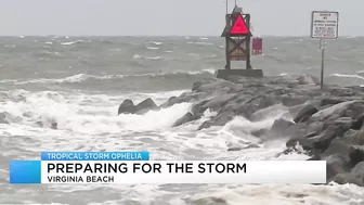 Virginia Beach feeling effects of Tropical Storm Ophelia