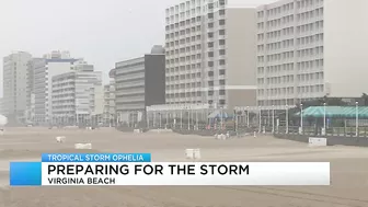 Virginia Beach feeling effects of Tropical Storm Ophelia