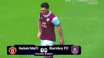 BURNLEY vs. MANCHESTER UNITED [0-1] MATCH HIGHLIGHTS • Video Game Simulation & Recreation