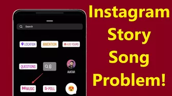 Instagram story song problem Instagram music no result found Problem solve!! - Howtosolveit