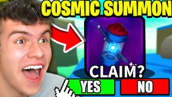 How To GET COSMIC SUMMONS FAST In Roblox Anime Champions Simulator!