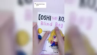 oshi no ko blind bag! ???? #blindbag #diy #craft #papercraft #papersquishy #asmr #anime #oshinoko