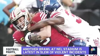 Fight breaks out at 49ers game in slew of violent NFL game incidents