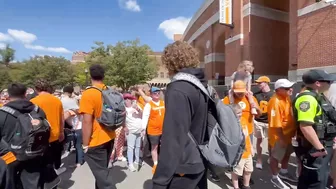 See the Vol Walk ahead of Tennessee's game against UTSA in Neyland Stadium