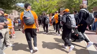 See the Vol Walk ahead of Tennessee's game against UTSA in Neyland Stadium