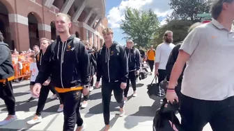 See the Vol Walk ahead of Tennessee's game against UTSA in Neyland Stadium