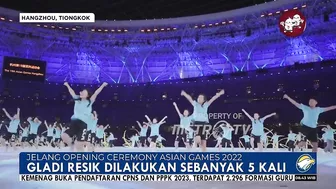 Jelang Opening Ceremony Asian Games 2022