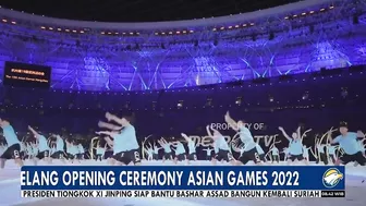 Jelang Opening Ceremony Asian Games 2022