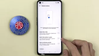 Floating window, flexible window on Realme 9i Android 12