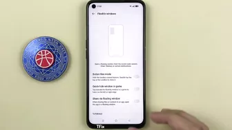 Floating window, flexible window on Realme 9i Android 12