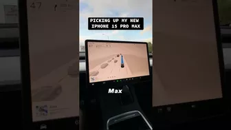 My Tesla Drove Me To Pick Up My NEW iPhone 15 Pro Max ????????