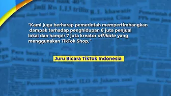 TikTok Shop Dilarang, Investasi Rp148 Triliun ke RI Melayang?