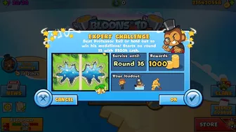 How to Beat The NEW Professor Evil Challenge in BTD Battles | Week 39