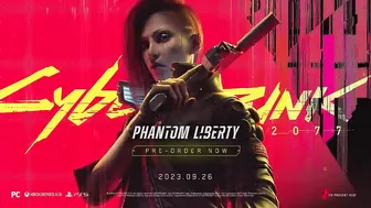 CYBERPUNK 2077: Phantom Liberty Launch Trailer (2023) Sci-Fi Action | New Cinematic 4K UHD