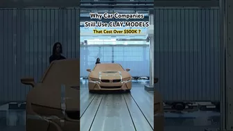 Why Car Companies Still Use CLAY MODELS? #carfactory #manufacturing #production