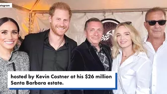 Harry and Meghan are the poorest celebs in this star-packed photo from Kevin Costner’s fundraiser