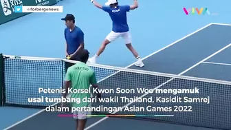 Kalah di Asian Games, Petenis Korsel Disoraki Gegara Ngamuk